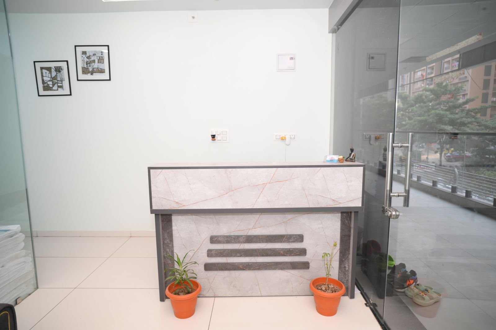 Reception at Rudram Clinic